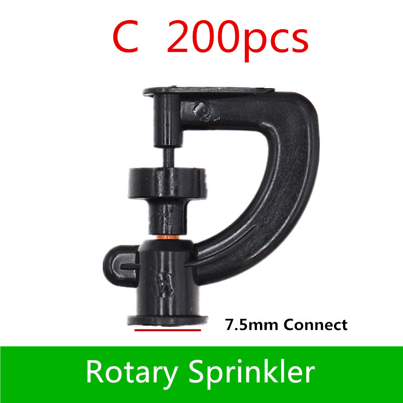 Micro irrigatore capovolto con spruzzatore a 360 gradi di tipo G in ugelli di nebulizzazione per rifrazione in serra per irrigazione a goccia: Rosso