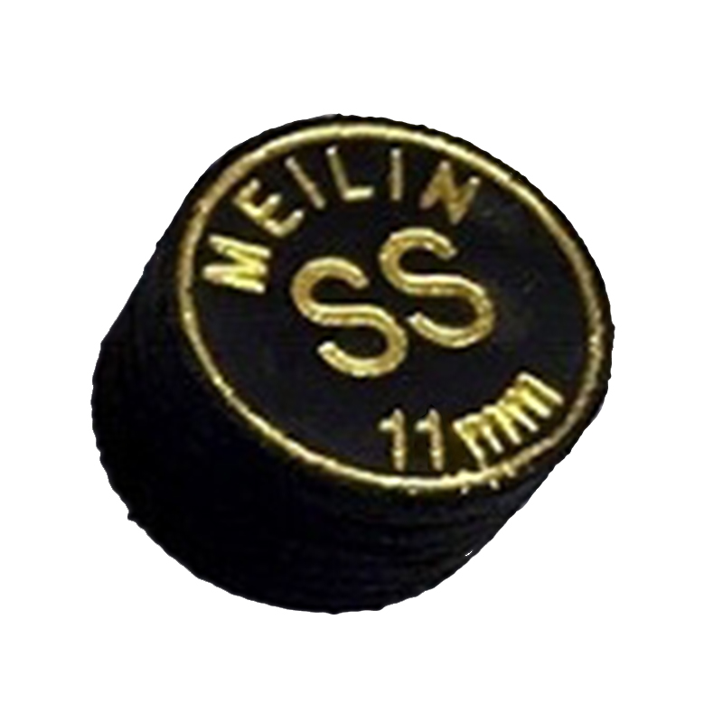 1Pc 14MM S/M/H Cue Tip Pool Billiard Leather Cue Tip Nine-Ball Cue Head Snooker Cue Tip Hard Soft Head: Clear