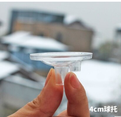 Ice crack ball, bubble crystal ball, geomantic water ball, fortune attraction, rockery, water bonsai ball, pendulous ball holder: 4cm