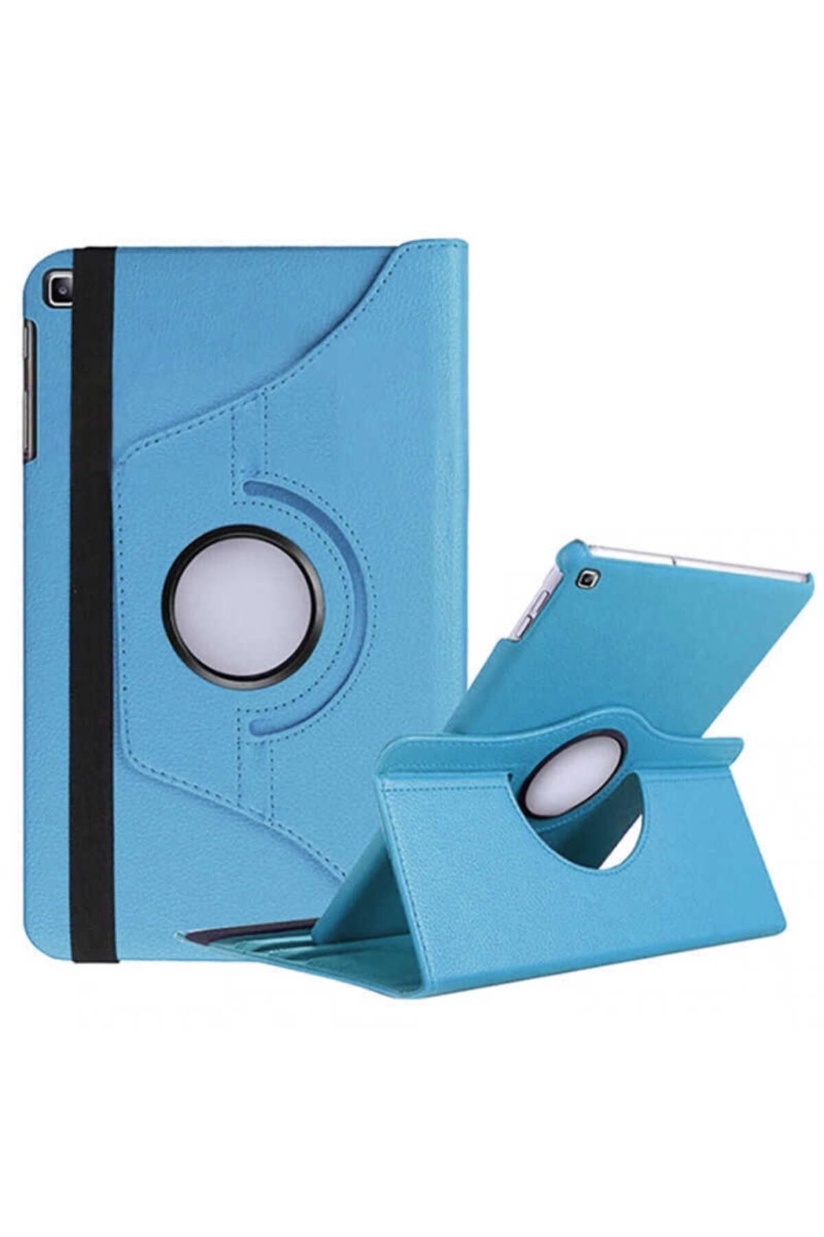 Samsung Tab A7 10.4 T500 Case 360 Rotating Stand Leather Volledige Bescherming/Tablet Case/Tablet Protector/Functionele case: Blauw