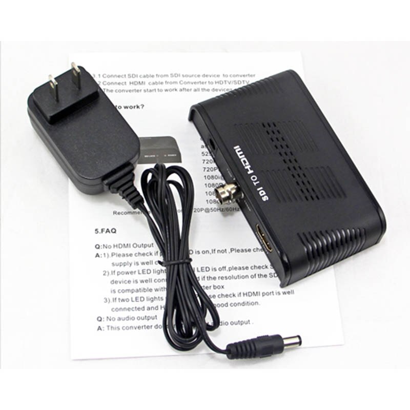 Lenkeng LKV368 SDI HD-SDI 3G-SDI to HDMI 1080P Adapter Converter Network Unlimited Extender for Monitors