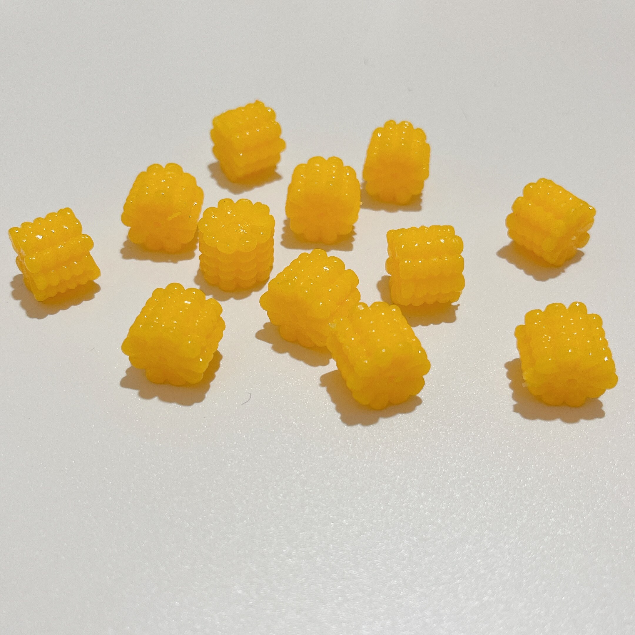 20PCS/LOT Soft Simulation Corn Antistress Toys Squeese Stress Reliever Toys for Kids Decorative Props Decompression Toys: Default Title