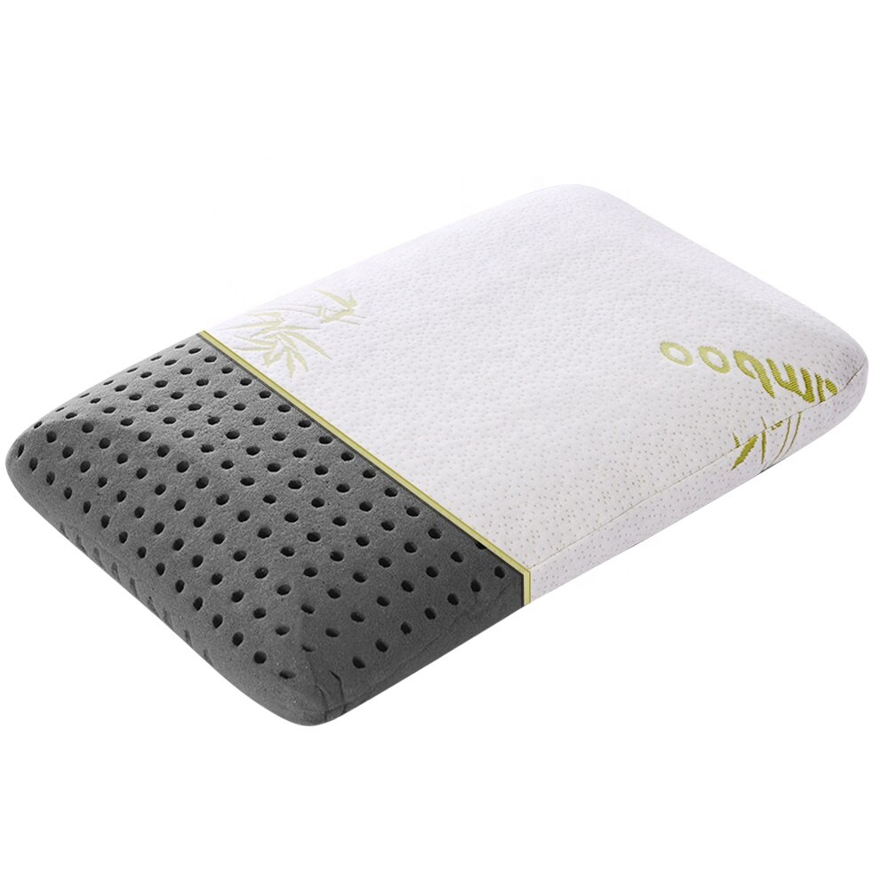 Healthy Sleeping Airflow Perforation Honeycomb Standard Bed Bamboo Charcoal Sleep Memory Foam Pillow pillows memory foam