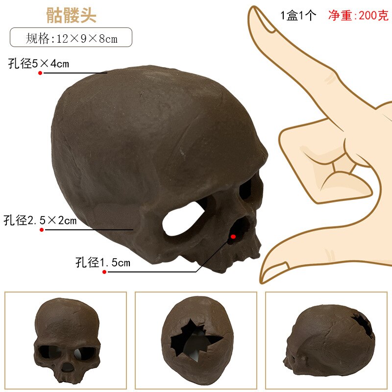 Aquarium Accessories Fish Tank Fish Eggs Decorations Cave Aquarium Shelter Ceramic Shrimp Spawn Live Hide Breeding Holes