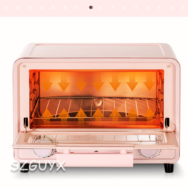 Household electric oven bread cooking machine intelligent synchronous baking household toaster stainless steel electric oven
