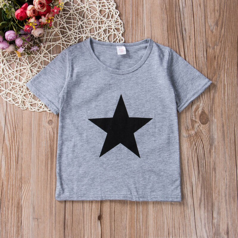 neueste Stil Kleinkind Kinder Entzückende Jungen Sommer T-Shirt Kurzarm Kinder Nette Tops T Größe 2-7Years