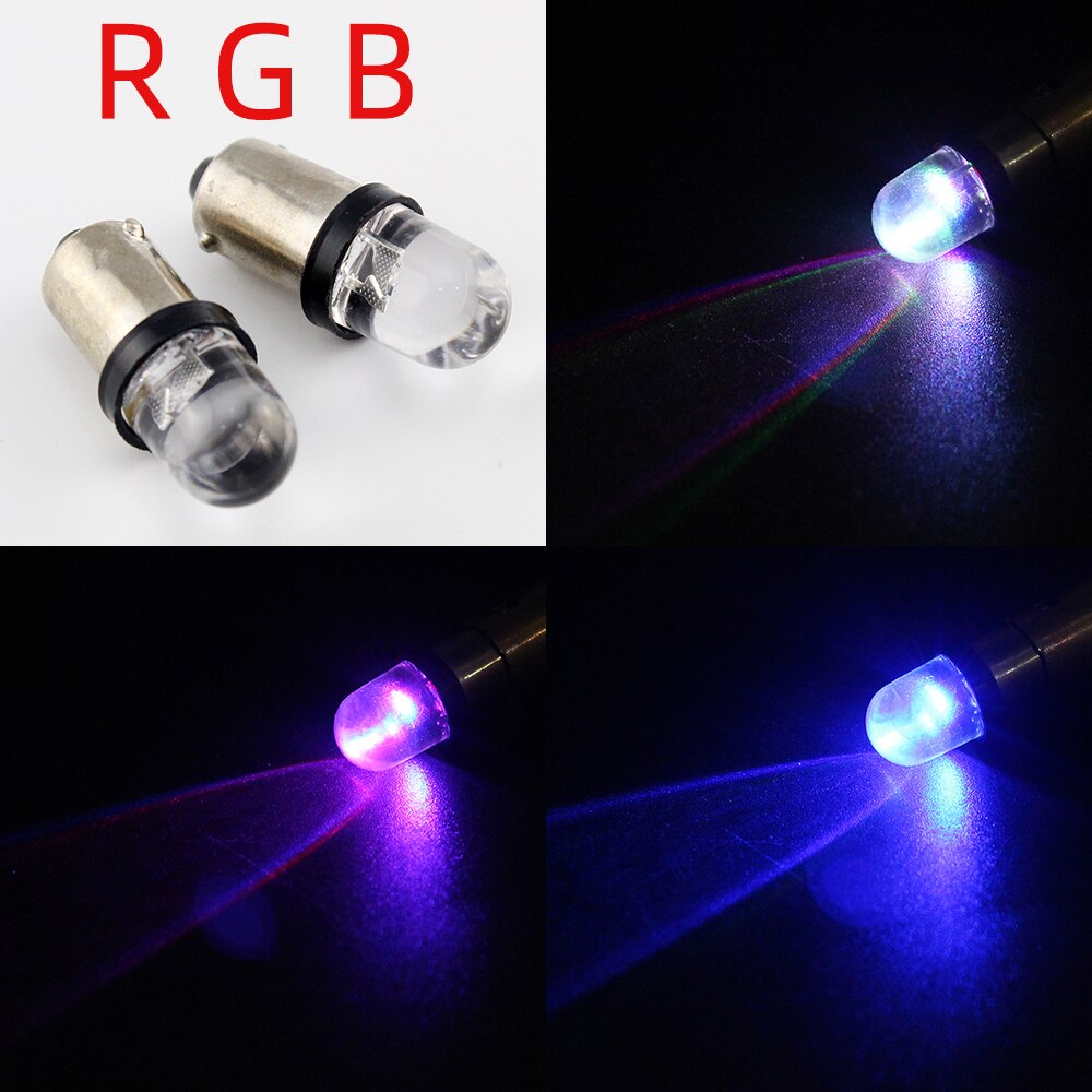 10 kpl 6v 6.3v dc  t11 t4w ba9s h6w 3886x 1895 64111 r linssi flipperilamppu muotoilu valkoinen sininen punainen keltainen vihreä rgb sekoitus väri