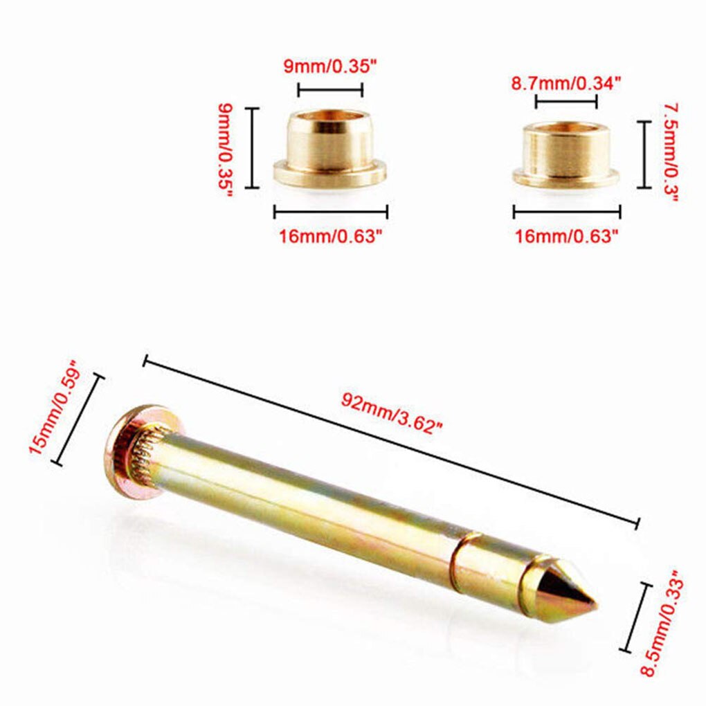 Truck SUV Vehicle Door Hinge Pin Bush Repair Kit Replacement For Ford F150 F250 F350 Bronco