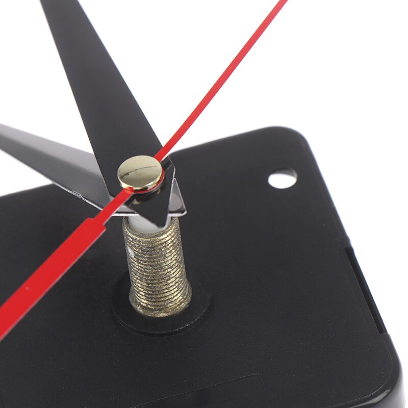 1Set DIY Silent Classic Black Quartz Watch Wall Clock Movement Mechanism Parts