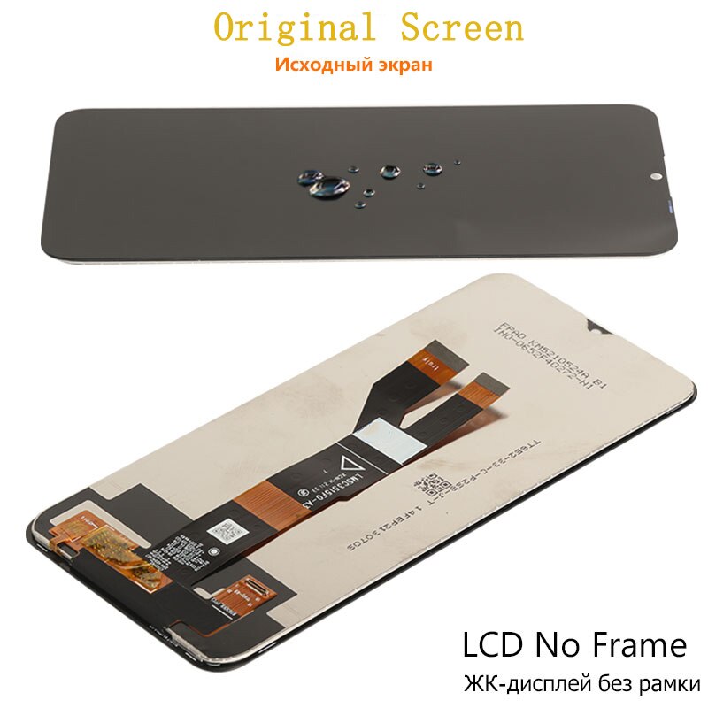 Original 6.5" LCD For Realme C21 Display Touch Screen Digitizer Assembly Realme C21 LCD RMX3201 LCD Touch Screen Replacement