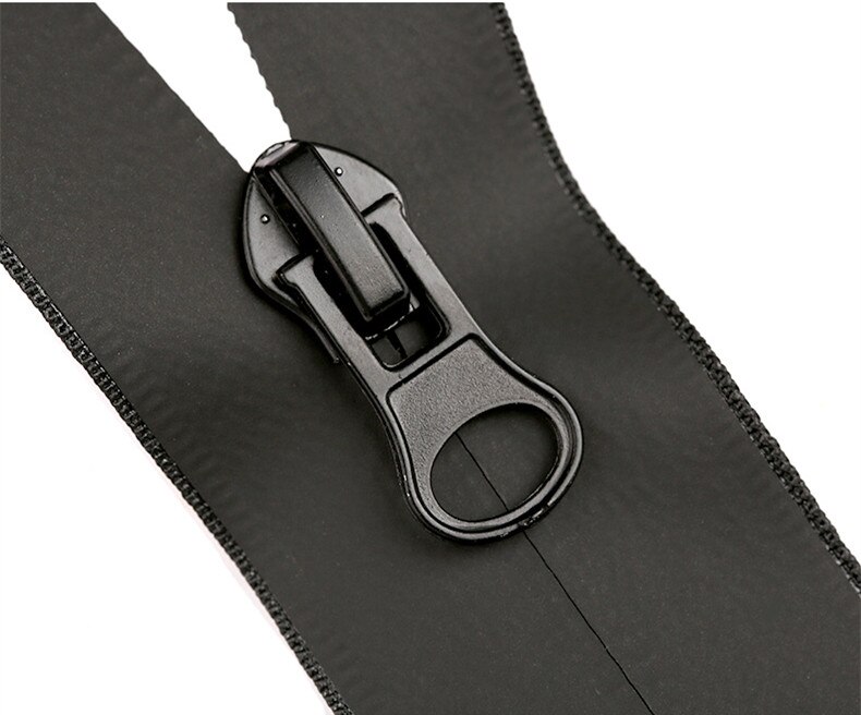 5pcs 5# Waterproof Zipper Sliders Reverse Installation for Invisible Nylon Zip Bag Jacket Zip Head Pull DIY sewing