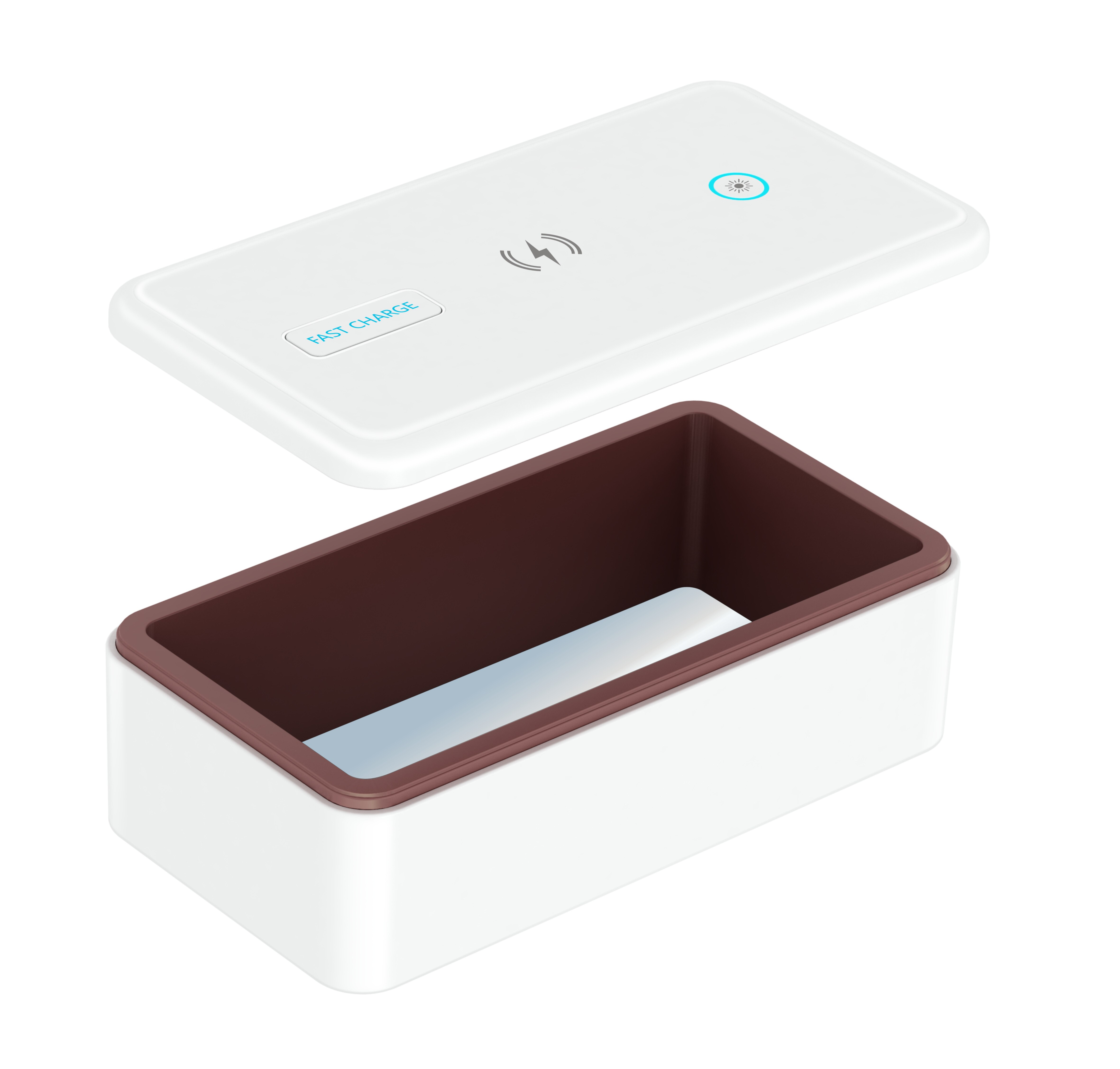 Caja esterilizadora de teléfono para iPhone, Xiaomi, Huawei y Samsung, multifunción, UVC, 8 lámparas UV, esterilizador, luz UV