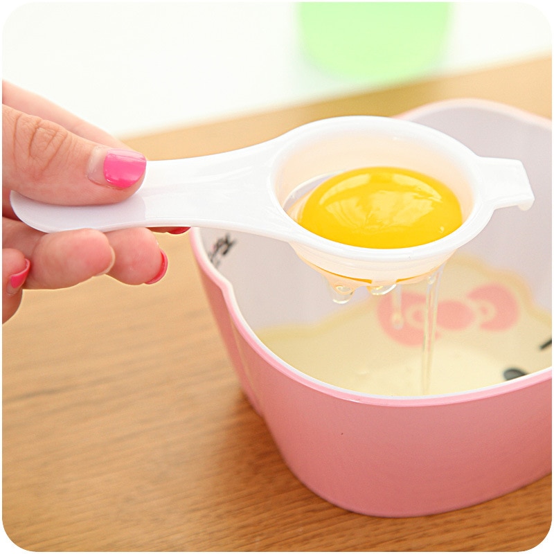 1pc æggeblommeseparator skillevægsholder sig mad-grade ægværktøj køkkenredskaber sikkert praktisk