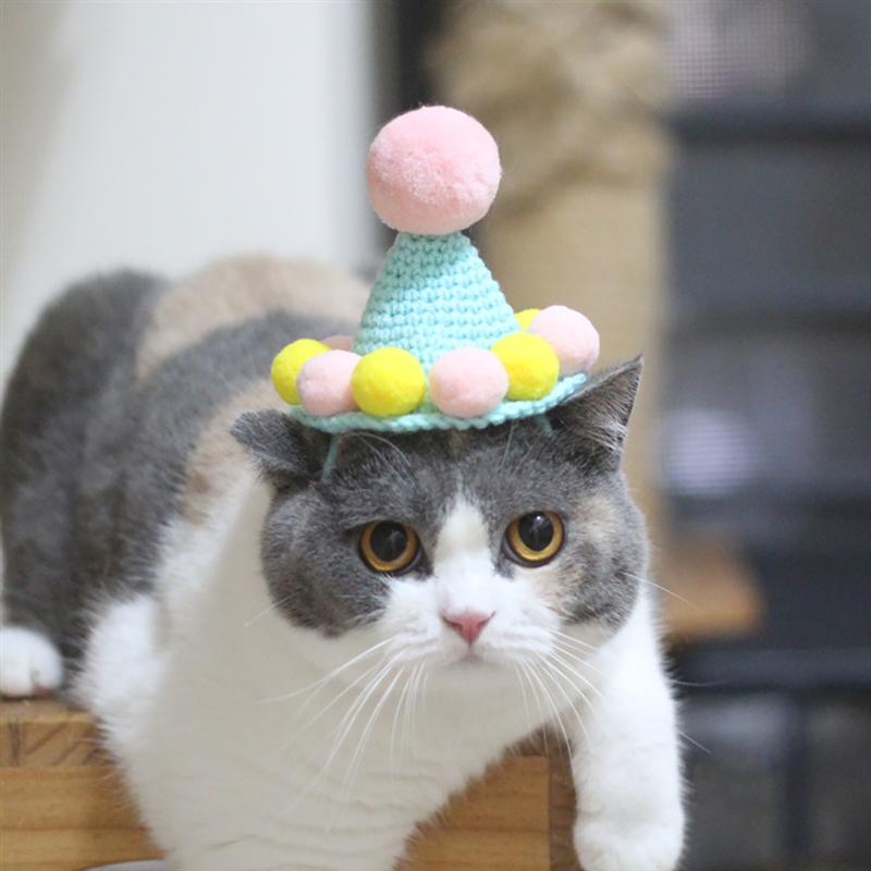 1 Pc Wollen Gebreide Beanie Verstelbare Gebreide Cap Modieuze Decoratieve Pet Hoed (S)