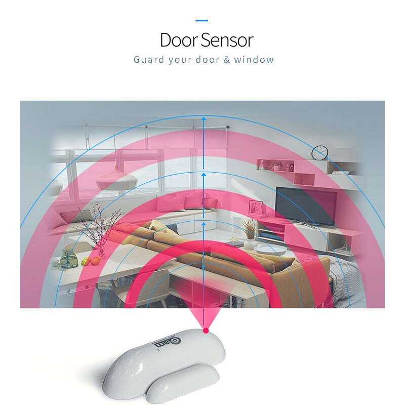 NEO COOLCAM Z-Wave Plus Smart Home Door/Window Contact Sensor Smart Home Automation Sensor EU 868.4MHZ Compatiable Smartthings