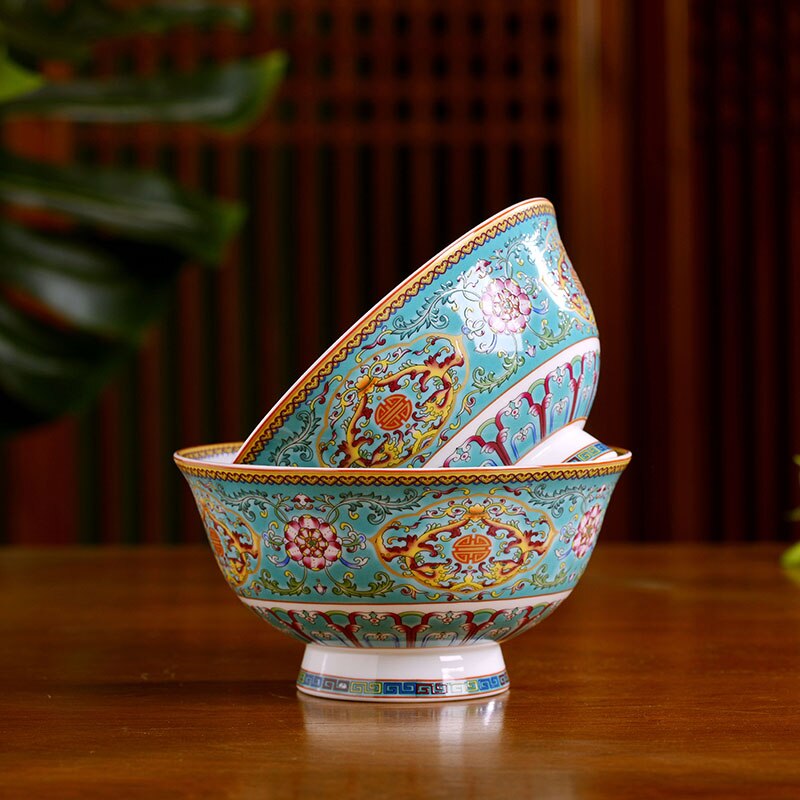 4.5/6 inch Jingdezhen Ceramic Tableware Bone china Noodle Bowl Home Soup Rice Bowls Chinese Dinnerware Kitchen Accessories