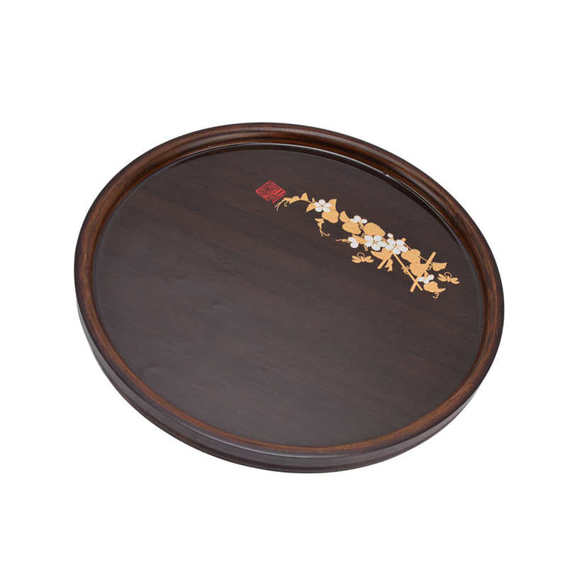 Bamboo Serving Tray Artwork Bamboo Tea Tray for Ho... – Vicedeal