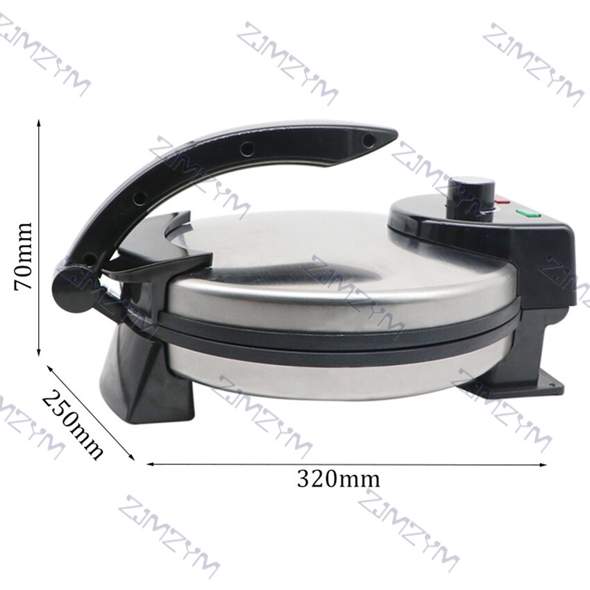 2000W 10 Zoll Nicht-Stock Chapati Hersteller Elektrische Runde Tortilla Rotimatic Roti Hersteller Automatische Roti, der Maschine Backformen 220V