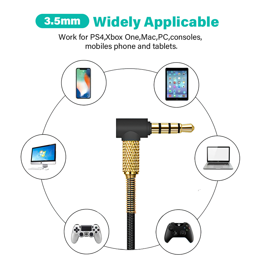 Cable de Audio Jack de 3,5mm a 2,5mm para AKG Y50 Y45 Bose QC25 OE2 QC35 JBL S700 conector adaptador para auriculares Cable auxiliar estéreo
