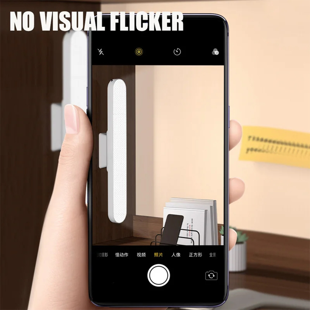 Lampada da tavolo a LED touch Lampada da scrivania magnetica Protezione per gli occhi Dimmerabile continuo per armadietto Appeso Comodino ricaricabile USB magnetico