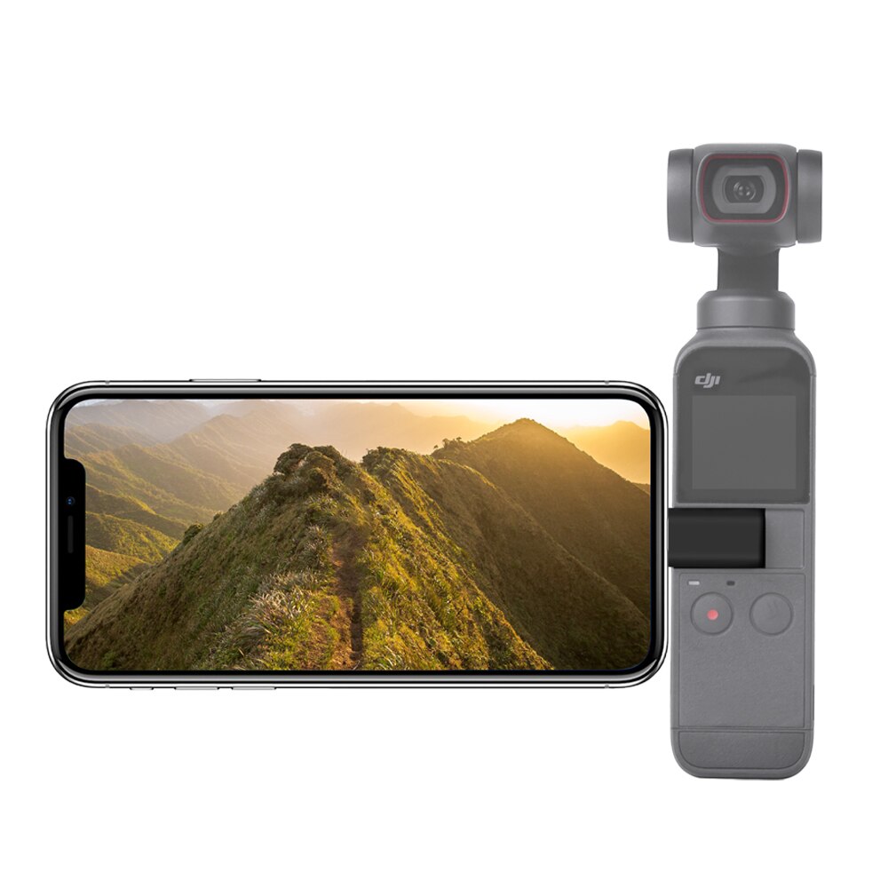 Adaptador de teléfono inteligente para DJI Pocket 2/Osmo Pocket, IOS, Lightning, Micro USB-C, Android, piezas estándar de cardán de datos inversos