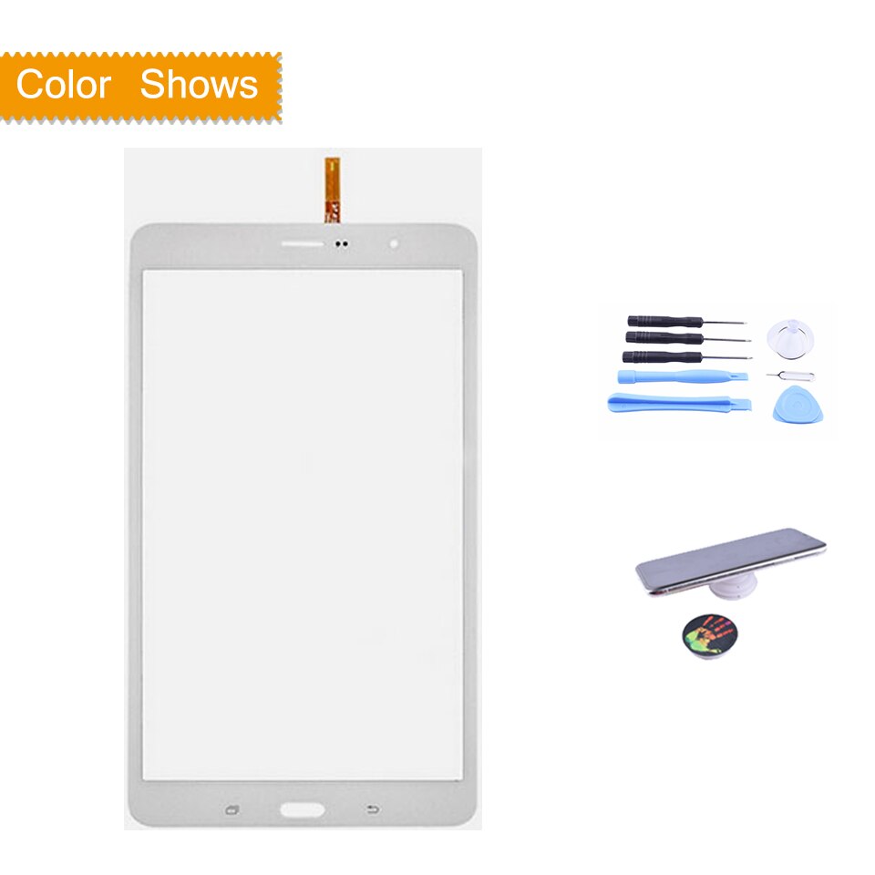 Voor samsung galaxy tab pro 8.4 sm-t321 t321 t325 wifi sm -t320 t320 touchscreen digitizer front glas paneel sensor touchscreen: T321 witte met cadeau