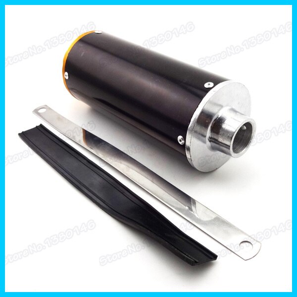 Pit Dirt Bike 28mm Gold Aluminum Exhaust Muffler For Chinese 50cc -125cc TTR KLX CRF Moped Scooter Motocross