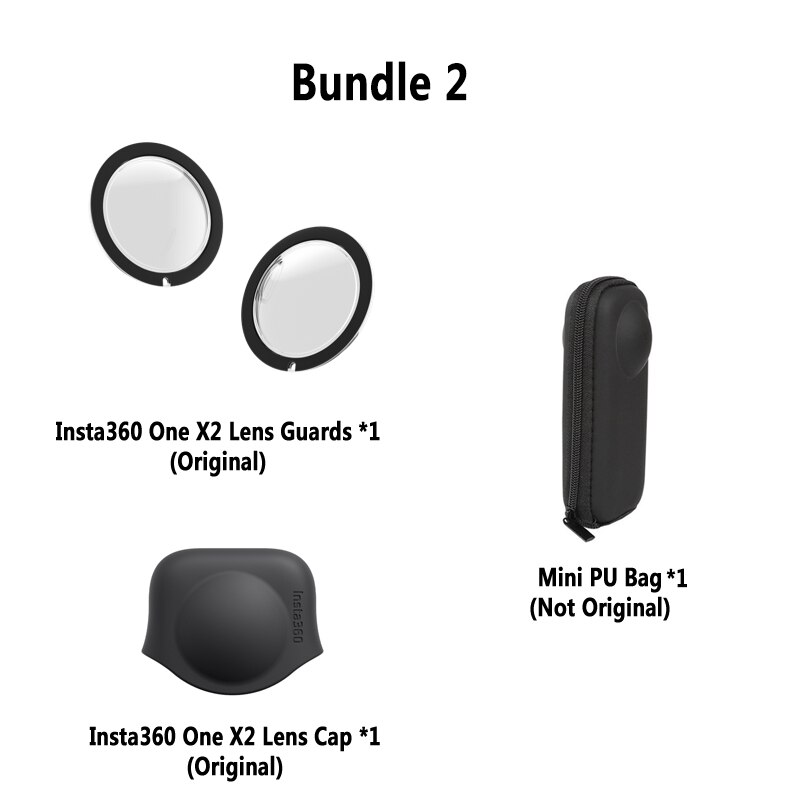 Insta360 ONE X2 Lens Guards Protection: BUNDLE 2