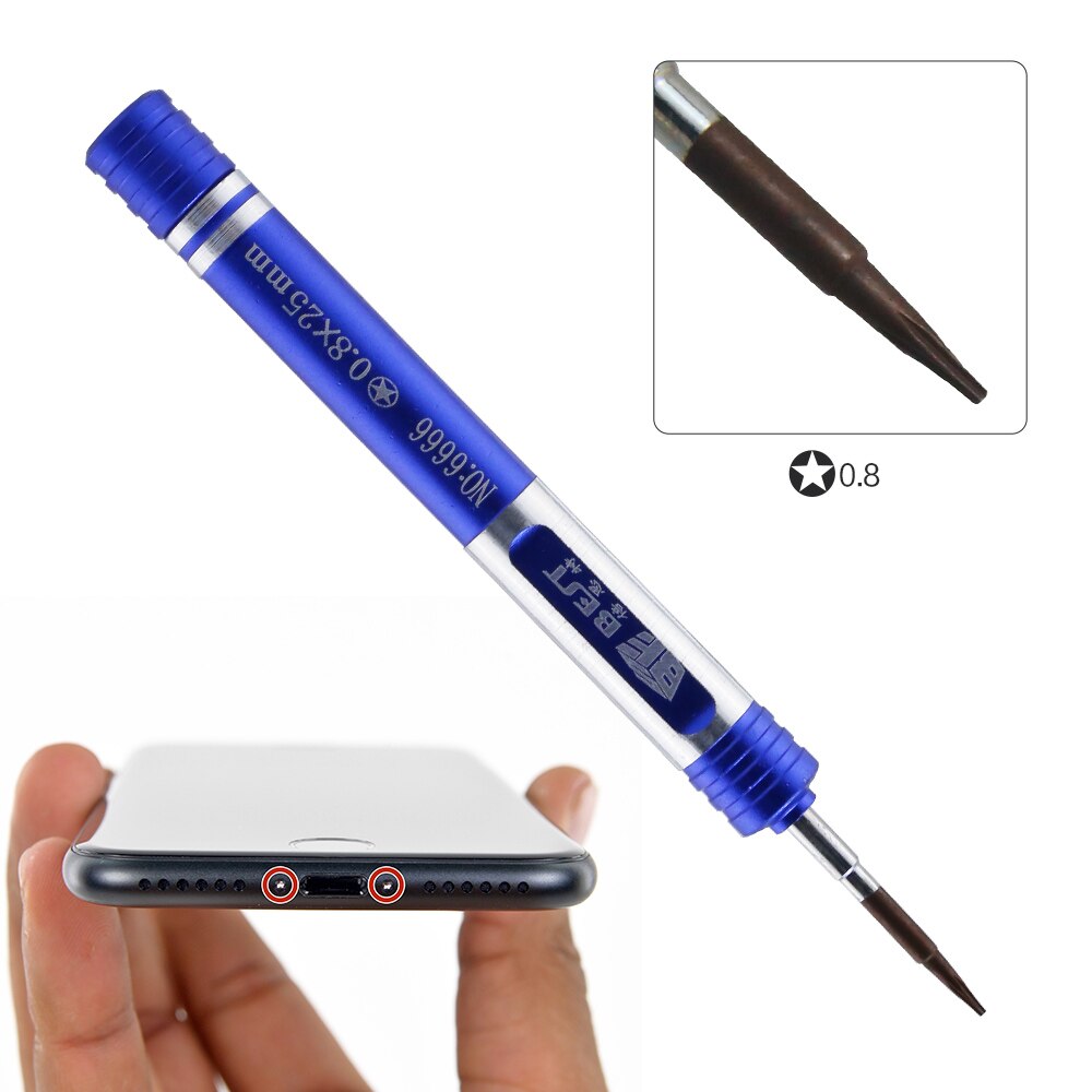 BST-6666 Precisie 7 In 1 Precisie Schroevendraaier Set Phillips Torx Schroef Drivers, Mobiele Telefoon Ipad Camera Iphone Reparatie Tool