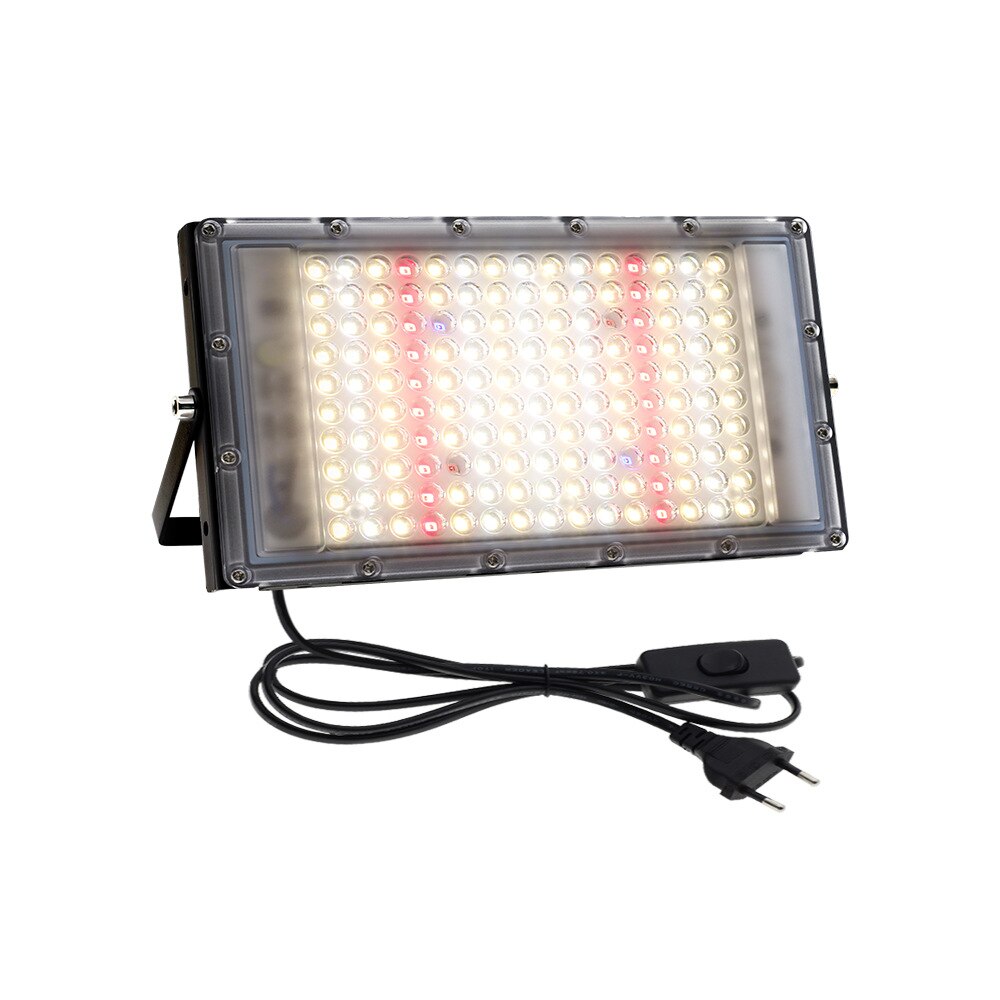 Full Spectrum LED Grow Light 300W Quantum Grade UV Light Waterproof With Switch For Greenhouse Hydroponic Plant Growth Lighting