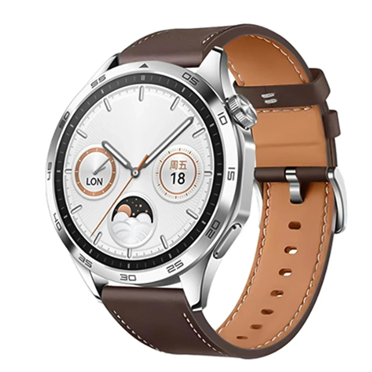 22mm 20mm læderrem til huawei watch  gt 4 46mm watch 4 pro  gt 3 gt2 pro 42mm buds rem urremme blød udskiftningsrem: Sølvgul / 12mm