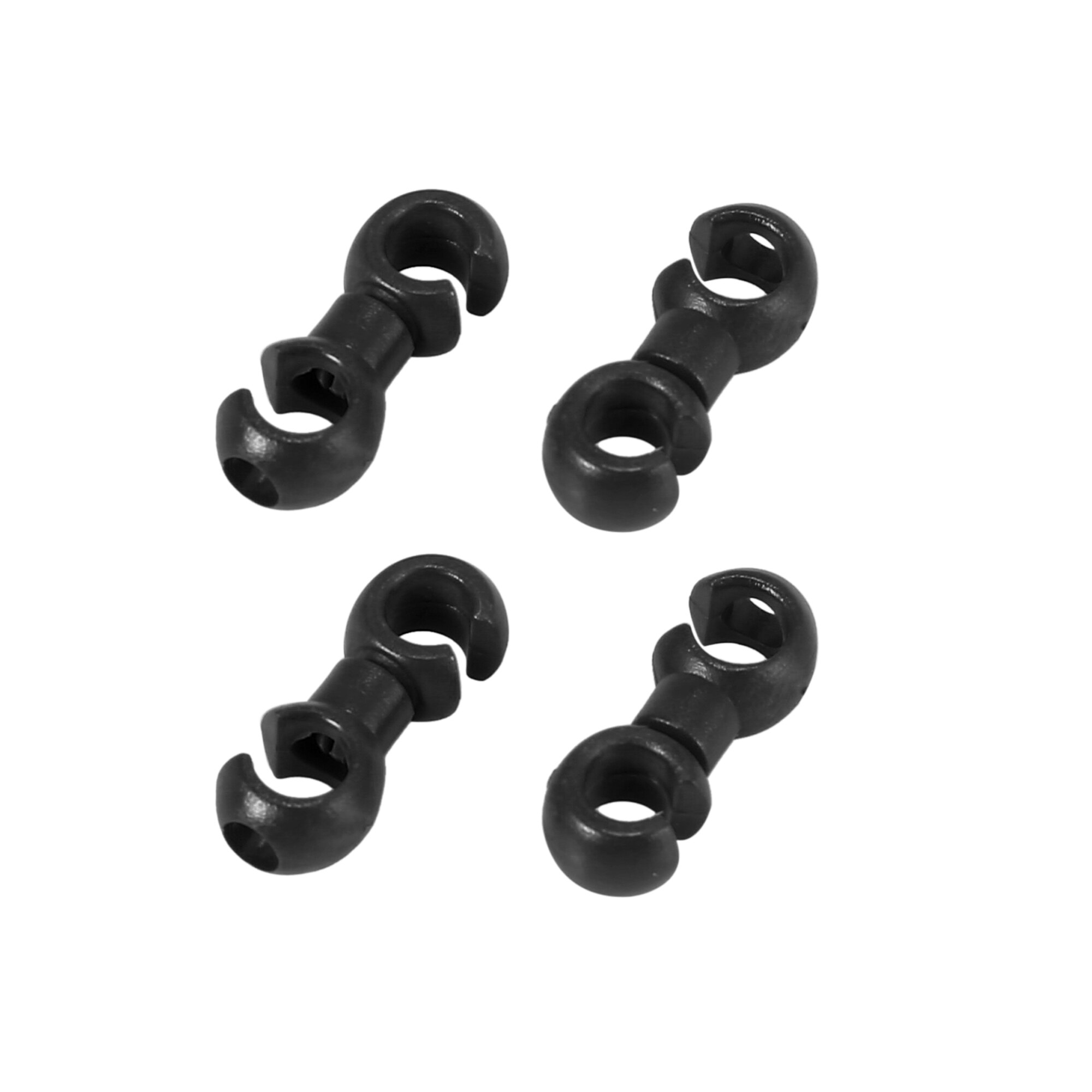 X Autohaux 10/20pcs Bike Brake Cable Clip Clamp Buckle Hose Hook Guide S Style Plastic For Mountain Bike Road Bicycle