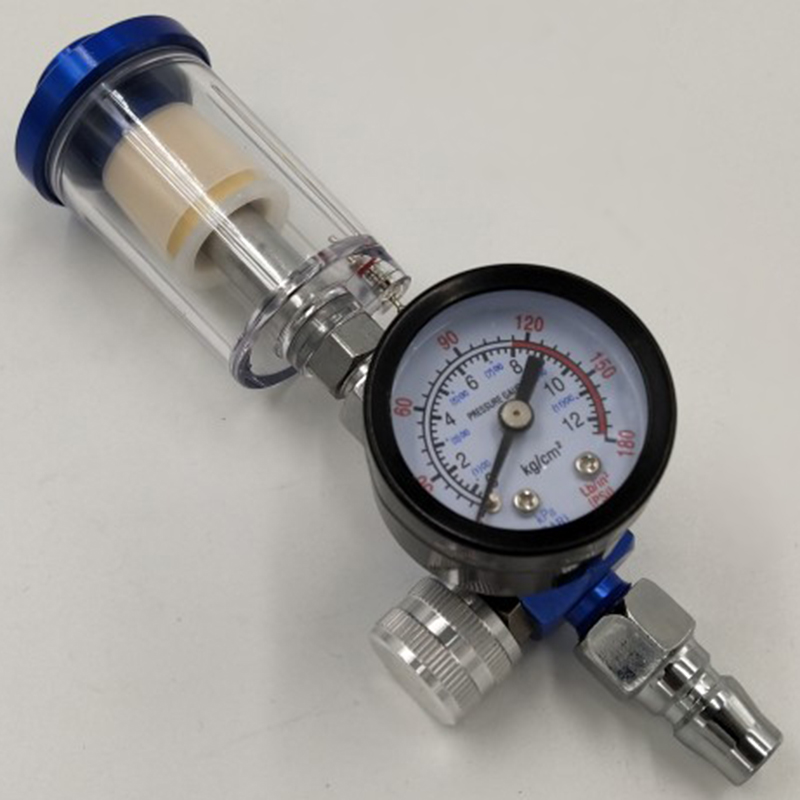 Heißer 1/4 kratzen Luft Manometer sprühen-Werkzeug & in-Linie Wasserfalle Filter Öl-Wasser Separator pneumatische Werkzeug