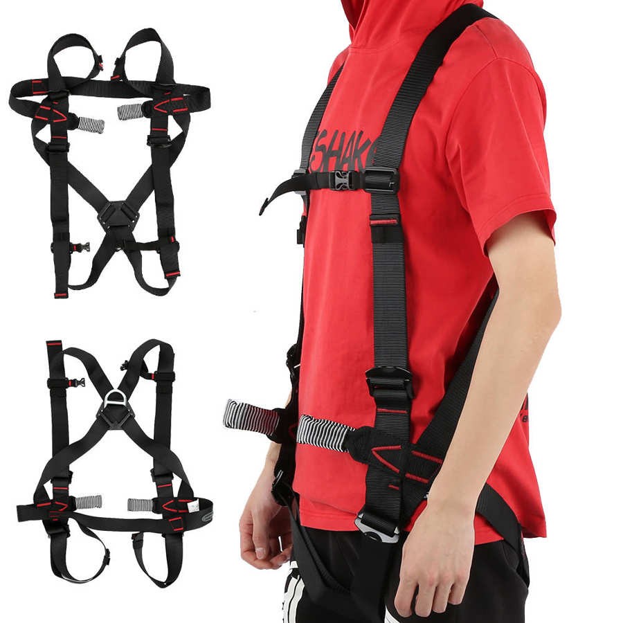 Climbing Harness Safety Belt Anti Fall Full Protection for Outdoor Sports Rescuing Rock Rappelling