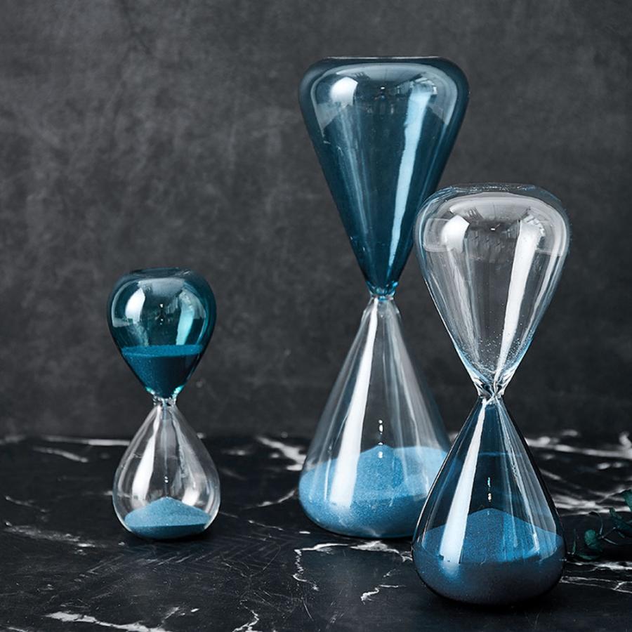 Home Decoration Hourglass Sand Glass Innovative Cone Shape Unique Sand Clock Timer Glass Birthday Home Table Ornament