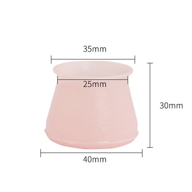 Silikone bord stol ben gulv fødder cap cover beskytter anti-skrid forhindrer ridser fødder beskytter puder fod beskyttelse covers