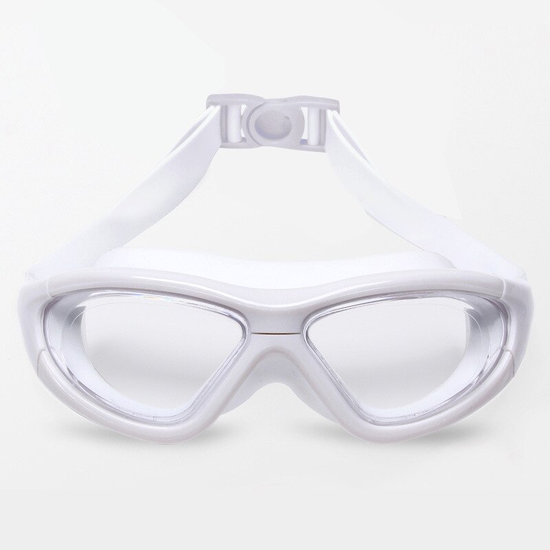 Børnebriller drenge& #39 #39 vandtætte og anti-dug hd svømmebriller piger& #39 ; stor æske badehætte svømmebriller sæt børn: Gennemsigtig d