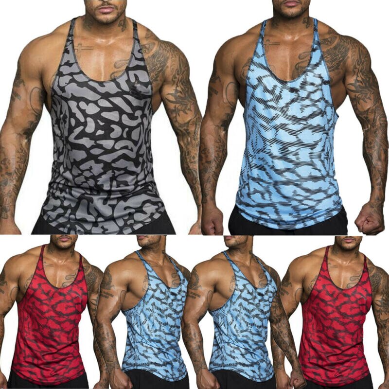 Løbekompressions-tanktops til mænd ærmeløse fitness-vest til mænd sport træningsvest mænd jogging toppe muskel undertrøje top