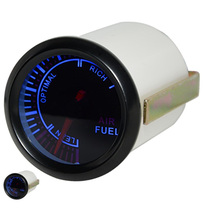 2 &quot;52Mm Universal Air Fuel Ratio Auto Gauge Meter Auto Blauwe Led