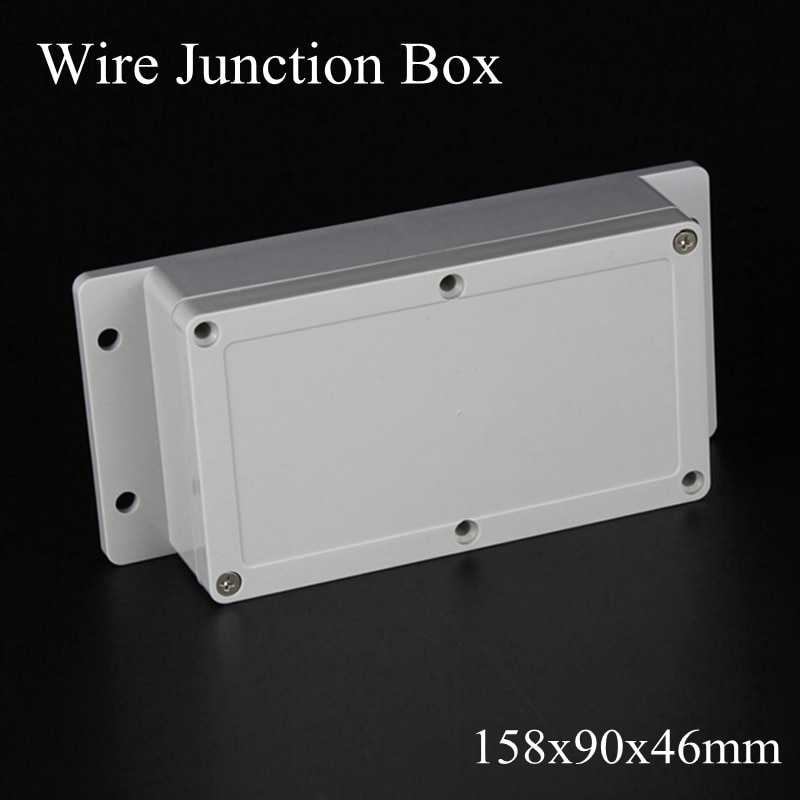 158x90x46mm ABS IP65 Waterproof Plastic Wire Junction Box With Mounted Distribution Enclosure Project Case Electronic Terminal