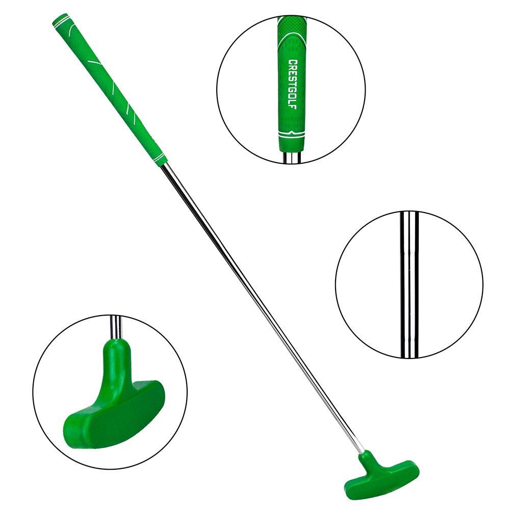 Mini Junior Golf Club Putter For Kid Left Right Handed Supplies: Green golf putter