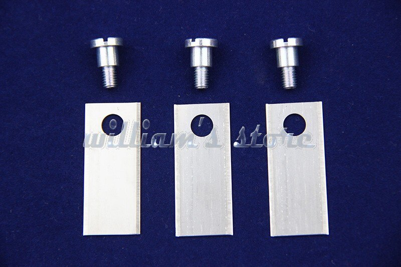 36PCS Auto Mower Blades for Bigmow Replacement Blades Robot Mower Blade L42*W17.5*T0.6mm
