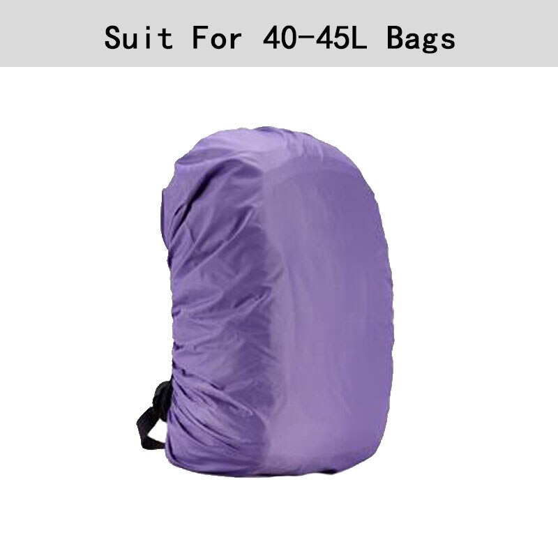 Outdoor Wandelen Waterdichte Regenhoes Rugzak Bagage Tas Regenjas Pak Voor 20L 30L 35L 40L 50L 60L Paars: Purple2