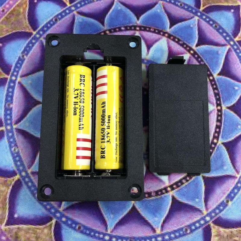 2X18650 Li-Ion Batterij Case Houder Mobiele Batterijen Opbergdoos Container Plastic Diy Accessoires