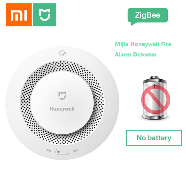 Xiaomi Honeywell Gas Sensor Alarm Detector Rook Monitoring Fire Bescherming Plafond & Muur Installeren Mijia App Afstandsbediening: Without Battery