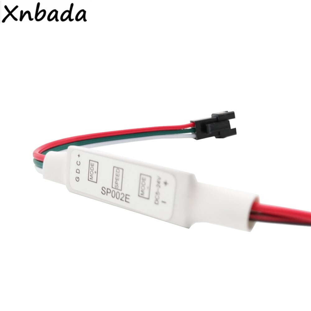 3 Sleutels WS2812B Rgb Led Strip Controller 3Pin Jst Connector Voor WS2811 WS2812 16703 Led Strip Pixel Module Licht DC5-24V