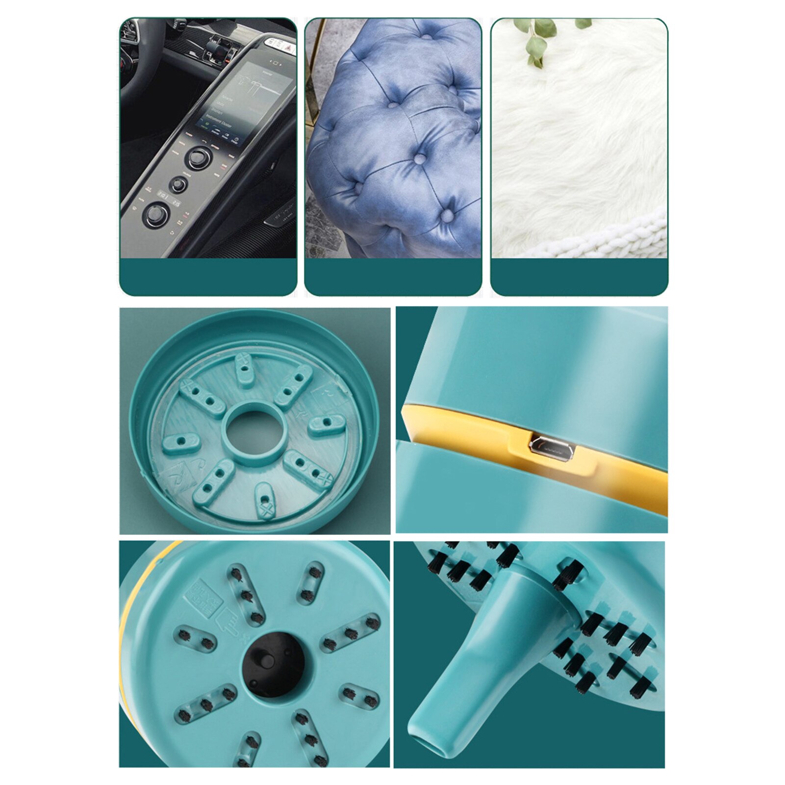 Desk Mini Vacuum Cleaner Cordless Handheld Desktop Dust Vacuum Cleaner 360ºRotation Handheld Desktop Vacuum Desk Crumb Sweeper