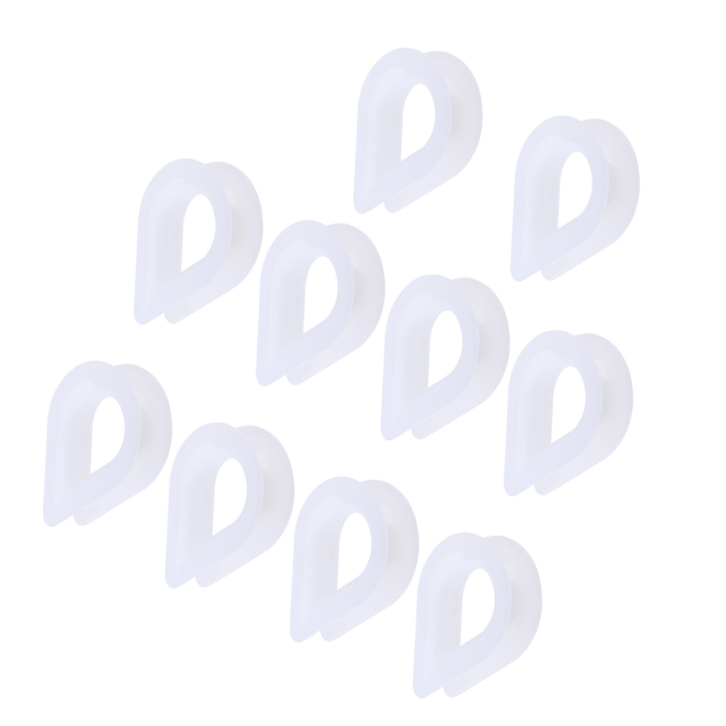 Total 10Pcs, Braided Nylon Anchor Rope/Line with Thimble, Boat Rode 5/8inch