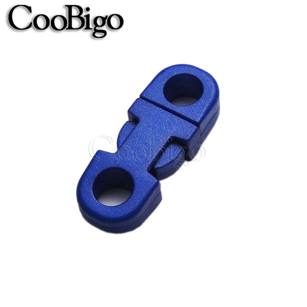 10 pçs fivela de liberação lateral de plástico mini paracord pulseira clipe fecho para câmeras cinta coleiras pet mochila acessório diy colorido: Ouro