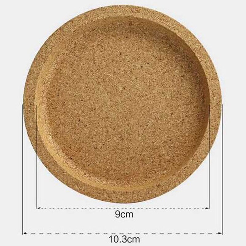 Posavasos de madera con aislamiento térmico, posavasos para té, taza, soporte para bebidas, posavasos de corcho redondo